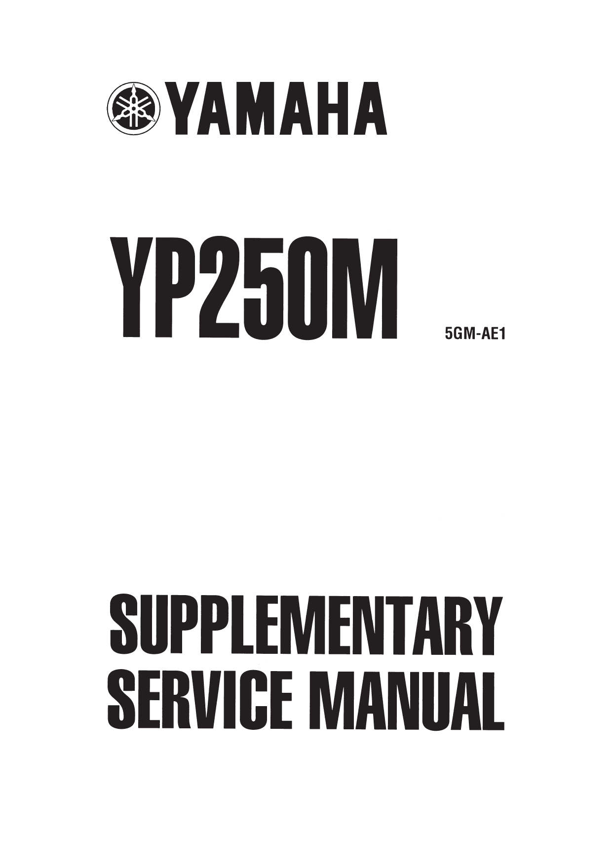 1995-2000 Yamaha YP250M Majesty service manual Preview image 6
