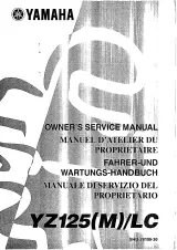 2000 Yamaha YZ125(M)/LC Owner's Service Manual (P/N 5HD-28199-30) – preview page 1