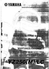 2000 Yamaha YZ250(M)/LC, YZ250LC, YZ250M1 Owner's Service Manual (P/N 90890-01135) – preview page 1