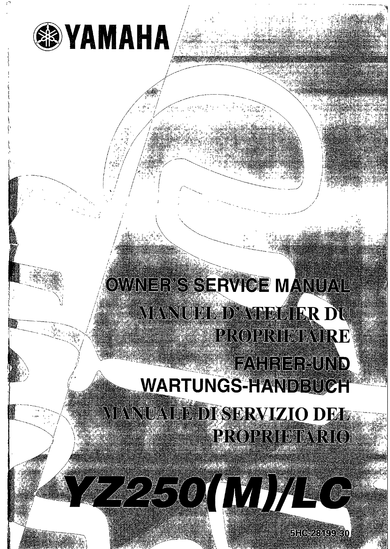 2000 Yamaha YZ250(M)/LC service manual Preview image 6