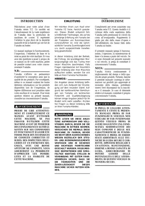 2007 Yamaha YZ250(W)W1 service manual Preview image 5