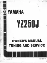1982 Yamaha YZ250J Owner's Manual - Tuning and Service (P/N LIT-11626-03–15) – preview page 1