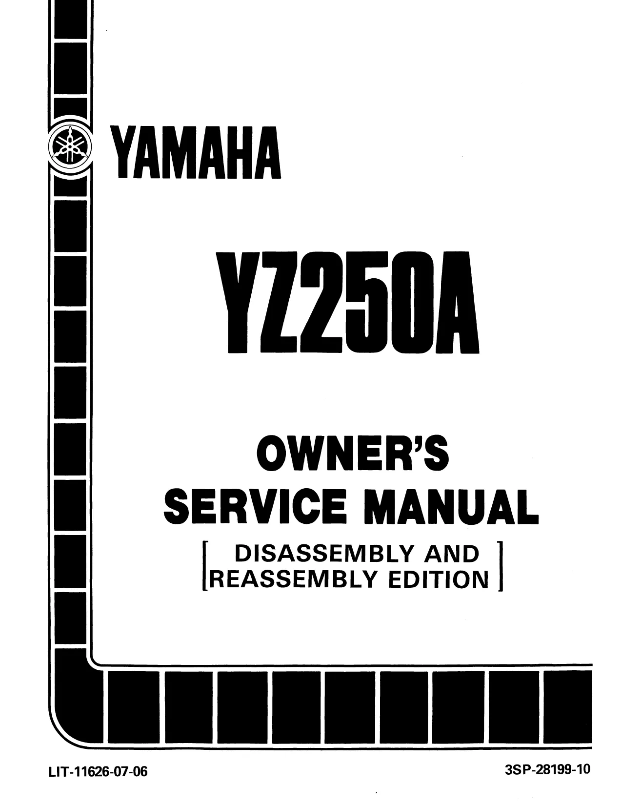 1990 Yamaha YZ250 manual