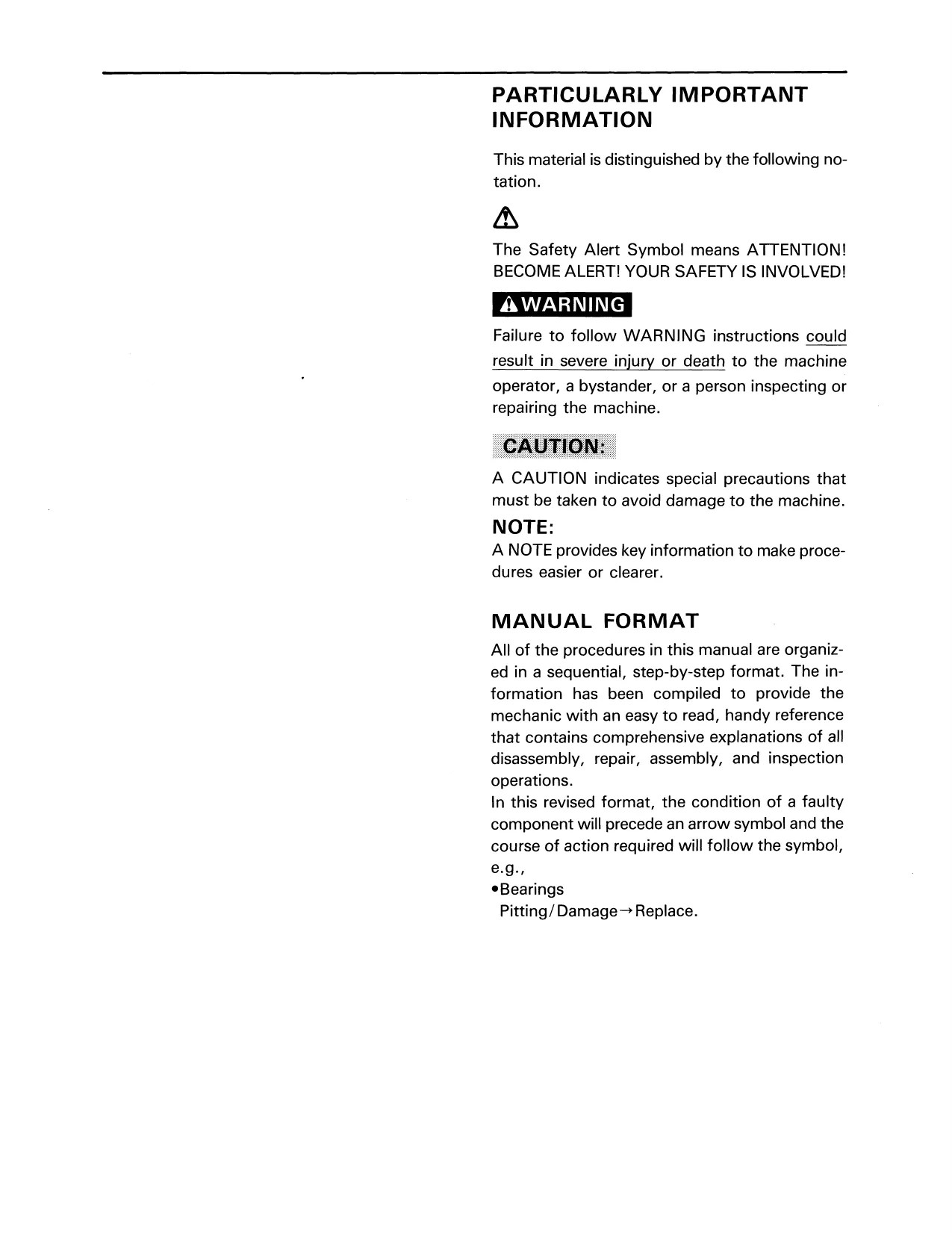 1990 Yamaha YZ250 manual Preview image 4