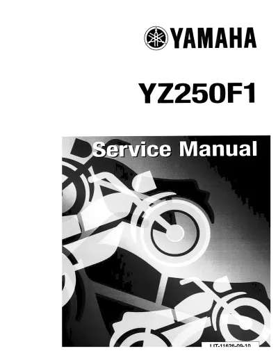 Preview: 1994 Yamaha YZ250F1 Service Manual (P/N LIT-11626-09-10)