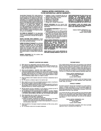 1994 Yamaha YZ250F1 service manual Preview image 4