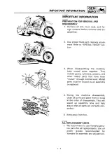 1998–1999 Yamaha YZ400F(K)/LC Service Manual (P/N 5BE-28199-80, 5BE-28199-90) – preview page 2