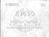1980–1985 Yamaha XJ650 Turbo Seca Service Manual (P/N 4K0-2B197-80) – preview page 1
