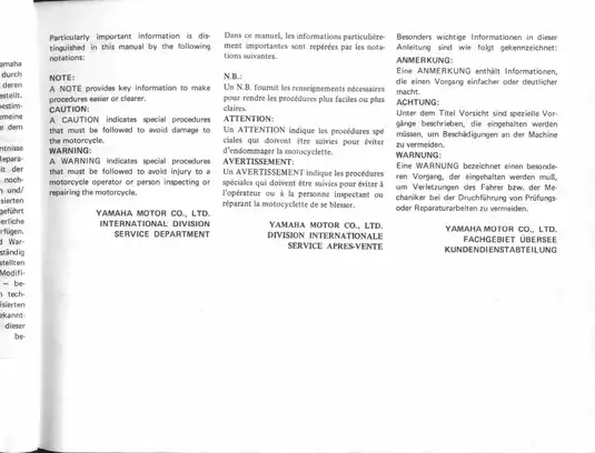 1980-1985 Yamaha XJ650 Maxim Turbo Seca service manual Preview image 5