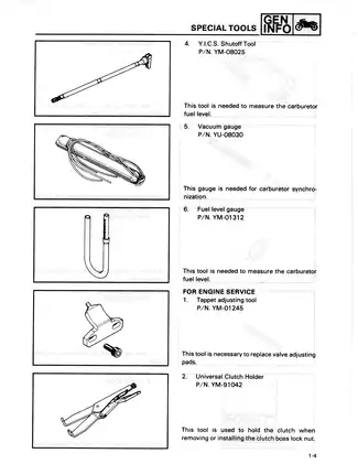 1985-1986 Yamaha XJ700 Maxim-X service manual Preview image 5