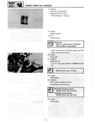 1984-1986 Yamaha XJ900N, XJ900 Fours service manual Preview image 4