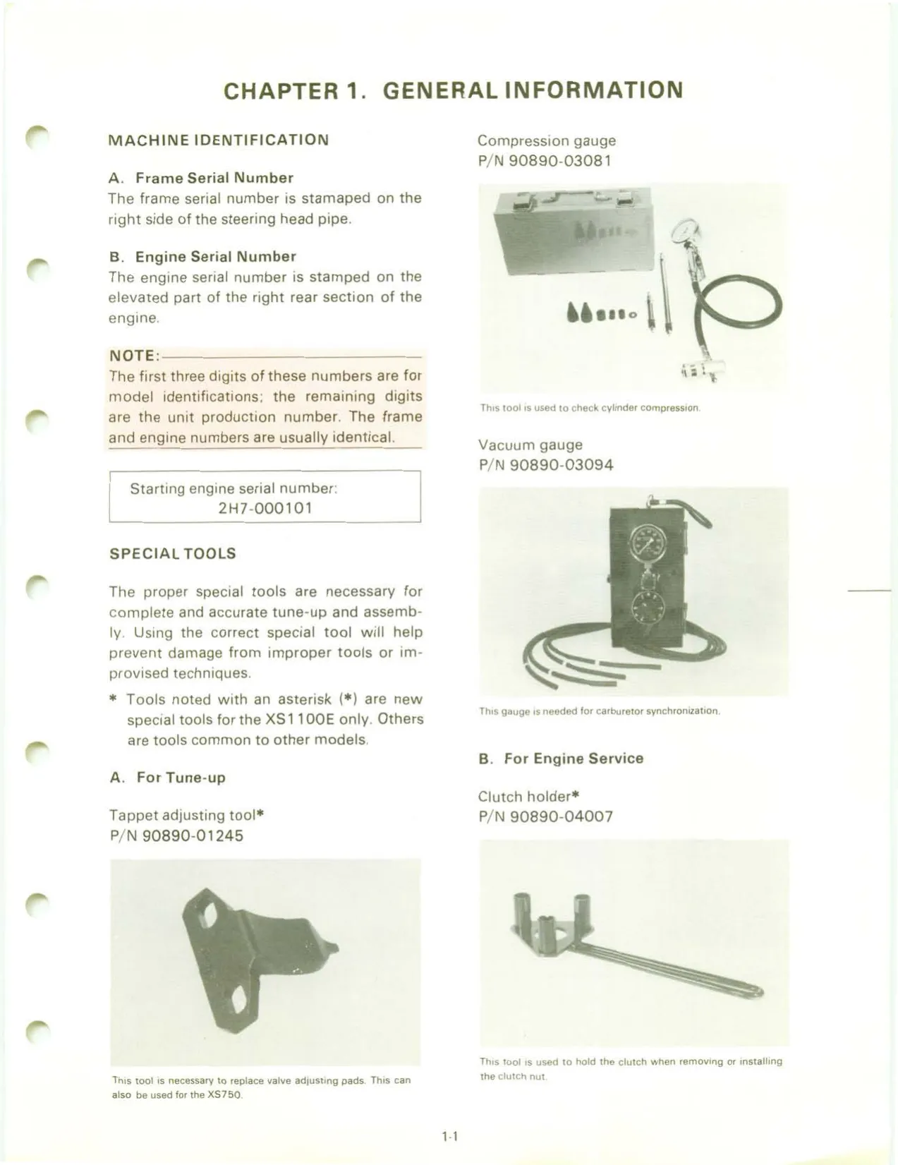 1978-1981 Yamaha XS1100, XS1100e, Fours service, repair manual Preview image 4