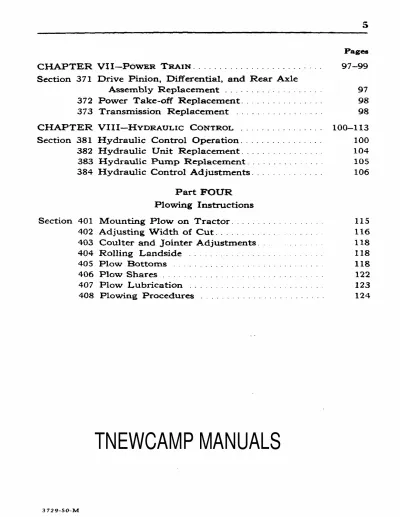 Preview: 1948–1952 Ford Tractor Model 8N Operator's Manual (P/N 3730-47J)