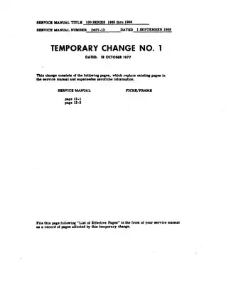 Cessna 100-Series Aircraft Service Manual (1963-1968) Preview image 3