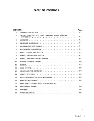 Cessna 177 Series Cardinal Airplane Service Manual (1968-1977) Preview image 3