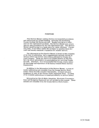 Cessna Cardinal RG Series Service Manual (1971-1975) Preview image 5