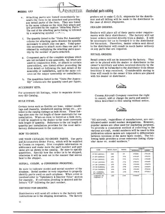 Cessna Model 177 Illustrated Parts Catalog - 1968 to 1975 Preview image 4