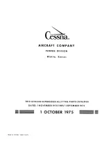 1971–1976 Cessna 177RG Illustrated Parts Catalog (P/N P535-12-RAND-1000–10/75) – preview page 1