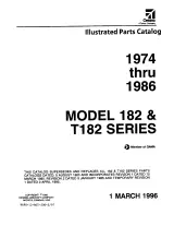 1974–1986 Cessna 182 & T182 Illustrated Parts Catalog (P/N P690-12) – preview page 3