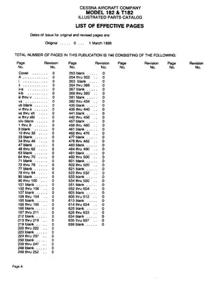 1974-1986 Cessna 182, T182 series aircraft parts catalog Preview image 4