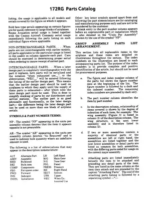 Cessna 172RG Illustrated Parts Catalog (1980-1985) Preview image 4
