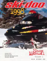 1998 Ski-Doo Snowmobile Shop Manual: Tundra II LT, Touring E/LE, Formula S/S Electric/SL, Skandic 380/500 Service Manual (P/N 484 0680 00) – preview page 1