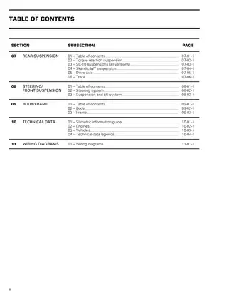 2000 Bombardier Formula , MX Z , Mach Z, Touring, Tundra Ski-Doo shop manual Preview image 4