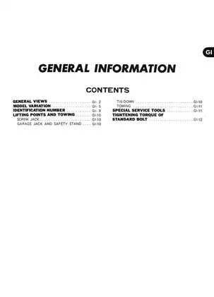 Nissan Patrol MQ 160-61 repair manual