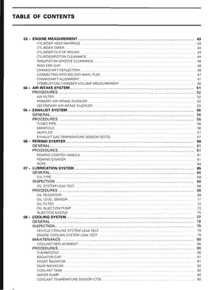 2008 Ski-Doo MX Z, GSX, Summit, REV, XP snowmobile service manual Preview image 2