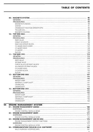 2008 Ski-Doo MX Z, GSX, Summit, REV, XP snowmobile service manual Preview image 3