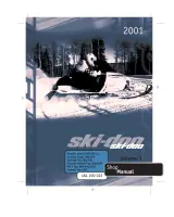 Ski-Doo Skandic LT/WT/SWT/WT LC, Touring Fan 380/500, Touring Cargo 380/500, Formula Deluxe Fan 380/500, MX Z Fan 380/440/500, and Summit Fan 500 Manual 2001 (P/N 484 200 022) – preview page 1