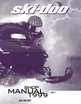 1999 Ski-Doo Mini Z Snowmobile OEM Service Manual (P/N 484 200 007) – preview page 1