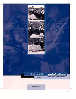 Ski-Doo Mini Z Shop Manual | Detailed Vehicle Repair Guide