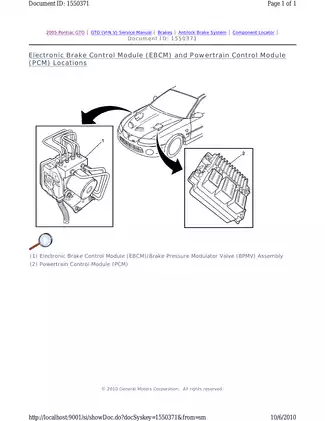 2004-2006 Pontiac GTO repair manual Preview image 2