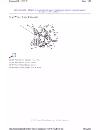 2004-2006 Pontiac GTO repair manual Preview image 4