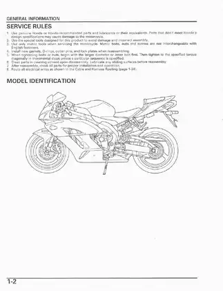 2004-2008 Honda CBR1000RR Fireblade repair manual Preview image 5