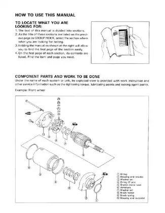 1996-2002 Suzuki DR650SE service manual Preview image 3