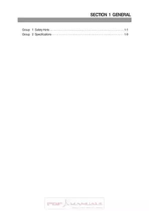 Hyundai R55-3 Crawler Excavator Service Manual Preview image 3