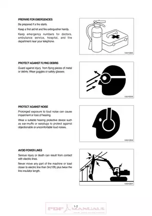 Hyundai Robex 55-3 crawler excavator service manual Preview image 5