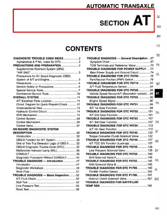 1997-2001 Nissan Altima L30 series repair manual Preview image 1