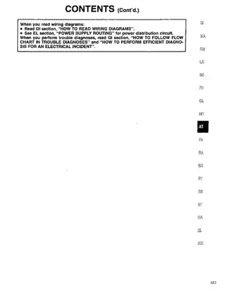 1997-2001 Nissan Altima L30 series manual, AUTOMATIC TRANSAXLE (AT) repair Preview image 3