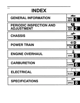 1999-2001 Yamaha Phazer, Phazer Deluxe, Venture XL 500, Phazer Mountain Lite, Venture XL snowmobile service manual Preview image 1