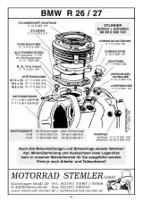 1955–1966 BMW R26 / R27 Repair Manual (P/N 9099 136) – preview page 2