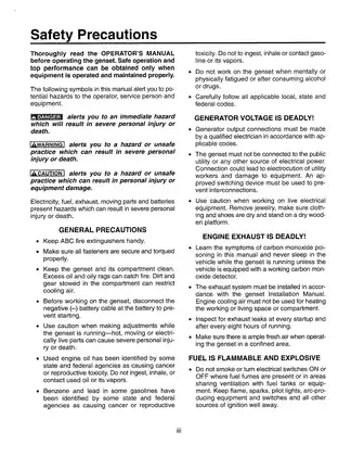 Onan KY, KYD Cummins GenSet generator 981-0530 service manual Preview image 4