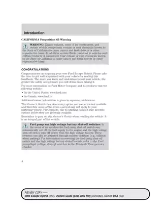 2005-2008 Ford Escape Hybrid repair manual Preview image 4