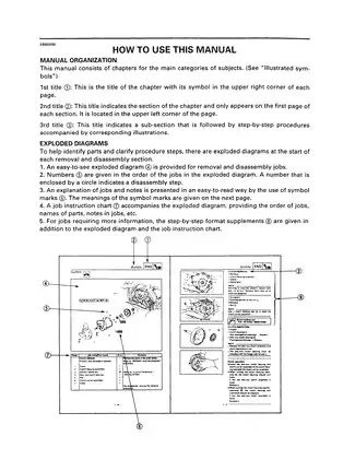 1998-2001 Yamaha Grizzly YFM600 repair manual Preview image 5