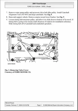 2001-2007 Ford Escape shop manual Preview image 2