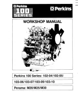 Perkins 102-04, 102-05, 103-06, 103-07, 103-09, 103-10 Diesel Engine Workshop Manual (P/N 185046160) – preview page 1