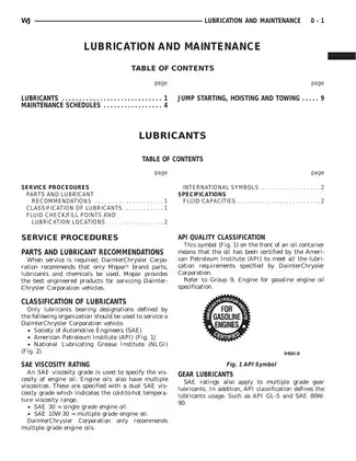 2000 Jeep Grand Cherokee WJ service manual Preview image 1