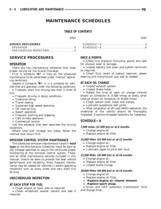 2000 Jeep Grand Cherokee WJ service manual Preview image 4